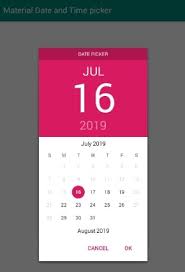 Android Material Datepicker And Timepicker By Wdullaer Tutorial By Example Freaky Jolly