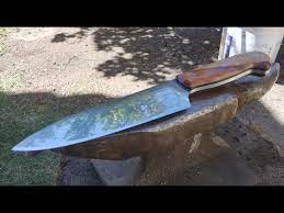 Japoneses, peladores, de sierra, jamoneros. Cuchillo De Cocina Hecho Con Elastico De Auto Para El Asado Youtube