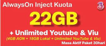 Mulai transaksi alasan anda memilih pulsa promo: Jual Kuota Tri 22gb Unlimited Youtube Viu 30hari Detikan Masuk