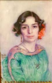 Portrait of Clotilde García Castillo by Martha S. Baker, 1911