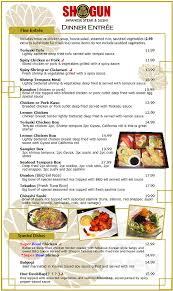 Maybe you would like to learn more about one of these? Shogun Japanese Steak Sushi Menu In Murray Kentucky Usa