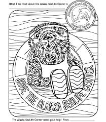 Alaska tradition and culture coloring pages alaska map coloring page website has great resources for state information. Coloring To Save The Alaska Sealife Center Alaska Sealife Center