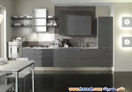 مطابخ ديكوراما باللون الرمادي أجدد وأروع ديكورات مطابخ رمادية اللون 2017