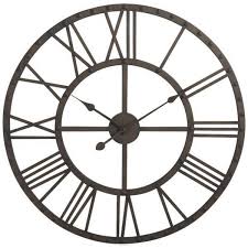 Horloge Murale Ossature 70 Cm Avec Images Horloge Murale Horloge Deco Horloge Metal
