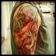 Mouthwatering Food Tattoos Inked Magazine Vegetable Tattoo Food Tattoos Cooking Tattoo