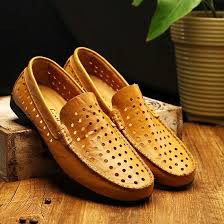 2017 Mens Loafers Luxury Brand Shoes Summer Men Casual Shoes Breathable Good Leather Men Driving Shoes Holl Loafers Outfit Loafers Men Mens Accessories Fashion