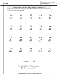 2 digit addition with regrouping. Freeath Worksheets First Grade Addition Two Digit Numbers In Columns No Regrouping Of 2 Digit By 1 Digit Multiplication Worksheets Pdf No Regrouping Worksheet Numeracy Quiz Electrical Math Problems Kinds Of Fraction