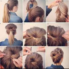 A Two Minute Easy To Make Messy But Yet Tidy Bun Nurse Hairstyles Pinterest Hair Hair Styles