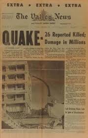Sylmar Earthquake Sylmar Sylmar California Baby Boomers Memories