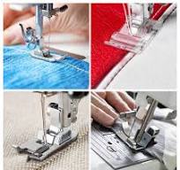 Amazon.com: Juego de 12 piezas para máquina de coser prensadora de pies  para máquina de coser, accesorios de repuesto multifuncionales para la  mayoría ...