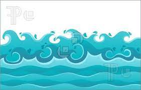 Waterscapes Waves Theme Image 6 Vector Illustration Beach Drawing Waves Ocean Art