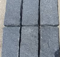 Black Granite Cobblestone 4x8x2 inch