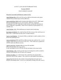 AUGUST 11, 2010 ARC/RTO WORKSHOP NOTES Revision 1 08/30/10 FILE NUMBER  EW-2010-0187 Discussion Concerning Load Balancing Authori