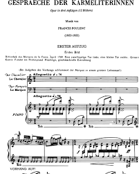 Wir nehmen ihre gardinen und ändern diese fachgerecht. Dialogues Des Carmelites Opera Vocal Score De Fr Sheet Music By Francis Poulenc Nkoda