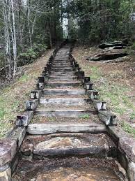 This Spooky Staircase To Nowhere Is One Of Several Tucked Deep In The Woods Along The 2 Mile Patterson Trail In 2021 West Virginia Travel West Virginia Virginia Travel
