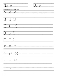10 Alphabet Handwriting Sheets Letter Worksheets For Preschool Printable Handwriting Worksheets Capital Letters Worksheet