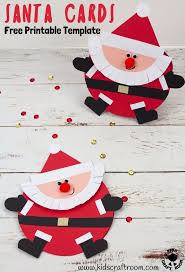 Santa Christmas Cards Christmas Card Crafts Christmas Cards Kids Santa Christmas Cards