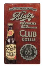 Advertisement For Blatz Beer 