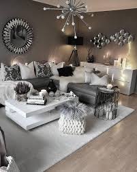This classy living room has a white ceiling that matches the white upholstery on the sofa set and the white fireplace. 50 Small Living Room Design Ideas To Copy Right Now Sharp Aspirant Silver Living Room Living Room Grey Black Living Room