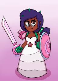 Stop charge instantly and stomp the ground to slow near by opponents. Rosa Quartz Brawl Stars By Lazuli177 On Deviantart