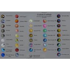 Swarovski Rivolis With Special Coatings Color Chart