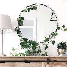 Mirror with vines, mirror, vines, aesthetic, urban.room.makeover, tik tok. By Tabitha Sukhai Folio Top Women In Media Honoree Digital Content Innovator Of The Year And All Around Co Wall Decor Living Room Decor Living Room Mirrors