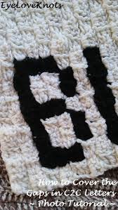 I hope you've learned a bit about correcting crochet mistakes, and managed to get your project back on track. How To Cover The Gaps In C2c Letters Photo Tutorial