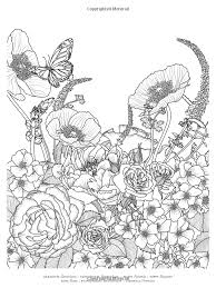 Printable coloring pictures of flowers. Veranda Flowers A Coloring Book Veranda 9781618372376 Amazon Com Books Abstract Flower Art Flower Drawing Flower Coloring Pages