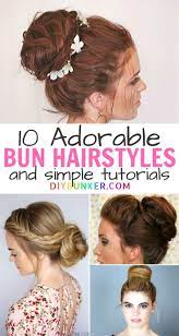 Easy Bun Hairstyles That Look Like They Took Effort Easy Bun Hairstyles Easy Bun Hairstyles For Long Hair Bun Hairstyles For Long Hair