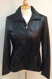 Wilsons Leather Motorcycle Jacket Medium Womens Black Removable Liner Thinsulate Leather Jackets Women Wilsons Leather Jackets