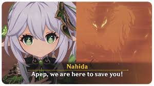 Nahida and Traveler Meet Apep The Dendro Dragon (Nahida Story Quest 2) |  Genshin Impact 3.6 - YouTube