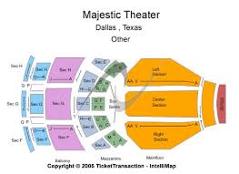 Majestic Theatre Dallas Seating Chart