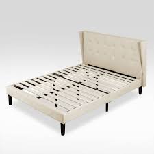 The metal frame was the perfect size and weight for a bed. Athena Wingback Platform Bed Frame Taupe Zinus Target