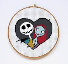 Sally from snoopy and the peanuts gang perler bead pattern. Sally And Jack Digital Download Geek Cross Stitch Pattern The Nightmare Before Christmas Pattern Geek Cross Stitch Cross Stitch Patterns Cross Stitch Patterns Christmas