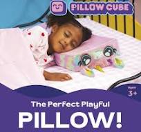 Pillow Cube Kid Cube - Memory Foam Toddler Pillow For Side Sleepers, Cat  Plush Toy & Travel Companion