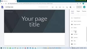 How To Quickly Create A New Google Site In 2020 Google Sites Site Google