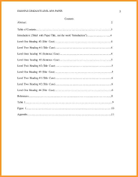 That's why the table of contents in an apa styled paper should start out stating exactly what it is, . Apa Table Of Contents Word Apa Table Of Contents Owl