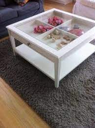 Helps you keep your things organized and the table top clear. Coffee Table With Glass We Could Fill It With So Many Different Things But Maybe Have Wooden S Shadow Box Coffee Table Display Coffee Table Ikea Coffee Table