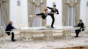 Putin's White Table in Macron Talks Sparks Endless Memes - ExBulletin