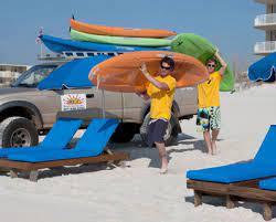 Our rentals include beach chairs, umbrellas, beach wheelchairs, kayaks and paddle boards. Contact Ike S Beach Service Beach Rentals Gulf Shores Alabama Ike S Beach Service