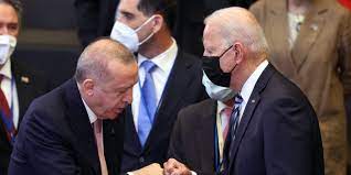 Erdogan told reporters he had regretfully observed during his meeting with biden that the united western diplomats present at the summit said erdogan had struck an uncharacteristically subdued. Biden And Erdogan Play Nice At Nato Summit Despite Tensions