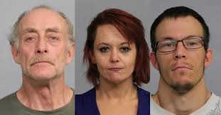 Three arrested after drugs found during search for man
