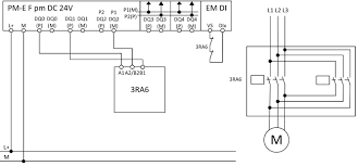 Posted january 18 by springercontrols the below wiring diagram shows how we would assemble a complete motor starter with a start stop button for a single phase motor. Https Support Industry Siemens Com Cs Attachments 60127182 Faq 60127182 3ra6 An Simatic S7 F Do En V2 0 Pdf