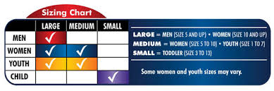 ncaa footwear college shoes sizing chart