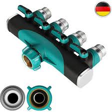 Entdecke jetzt innovative lösungen für perfekt bewässerte rasenflächen, hecken, beete und pflanzen! Bewassern 3 4 Wasserhahn Schlauch Verteiler Gardena Gartenschlauch Wasserverteiler 4 Wege Garten Terrasse Hsdsonline Com