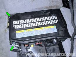 Porsche, the porsche crest, cayenne, tiptronic. Porsche Cayenne Battery Replacement 2003 2008 Pelican Parts Diy Maintenance Article