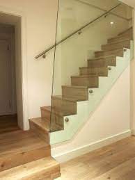 Oak Staircases With Full Height Glass Balustrade Google Search Luxury London London Property Open Stairs