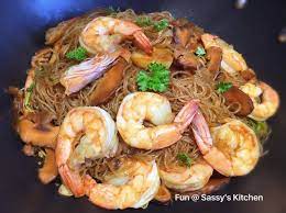 Thai Prawn Vermicelli Vermicelli Shrimp Stuffed Mushrooms Prawn