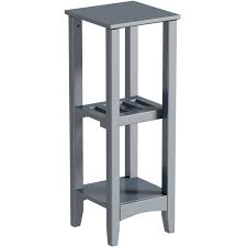 Camberley grey vanity unit with basin 800mm | victoriaplum.com. The Bath Co Camberley Satin Grey Open Storage Unit 795 X 300mm