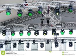 Lighting Equipment Of Outdoor Stage Stock Photo Image Of Outdoors Equipment 68867030